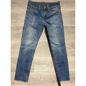 Levi's 511 Slim Fit Blue Denim Jeans Mens 30x32 Medium Wash Stretch Cotton Used